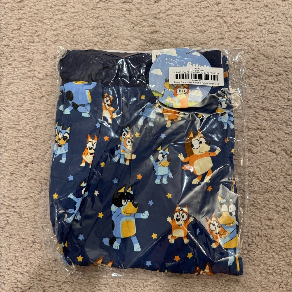 Little Sleepies Bluey Dance Mode Men Pajama Panta